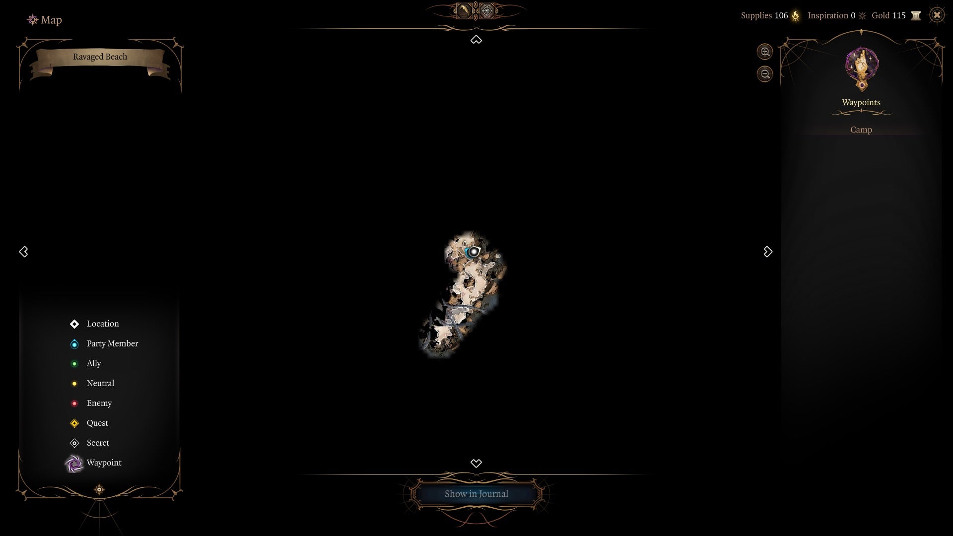 Thieves Tools location on the map in Baldur's Gate 3 - 3