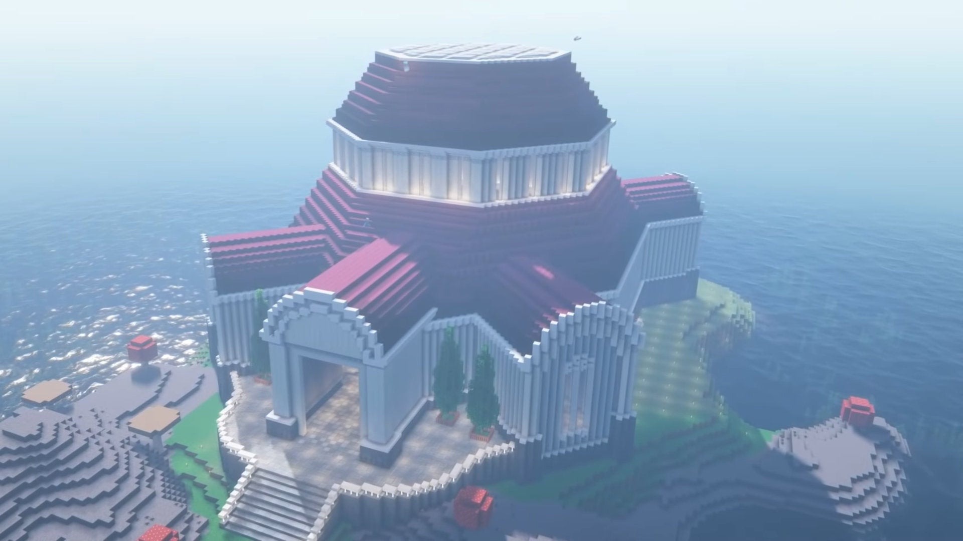 A screenshot of a Minecraftmuseum build. - 12