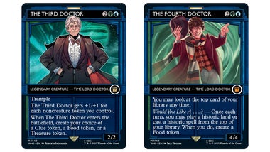 best cards from doctor who mtg A lot of official Magic the Gathering Doctor Who Cards were revealed today. Here's all of the Doctors. : r/doctorwho