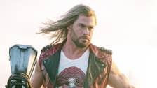 Chris Hemsworth in Thor: Love and Thunder with a disgruntled expression on his face.