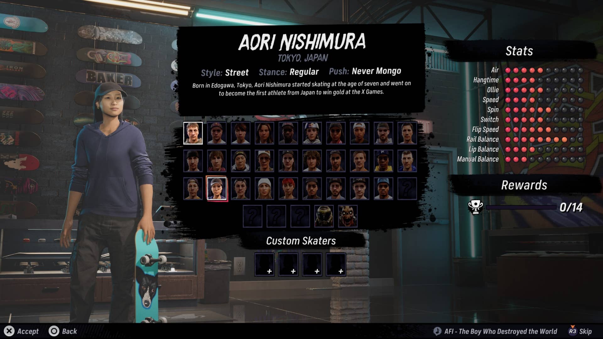 THPS 3 e 4 Aori Nishimura