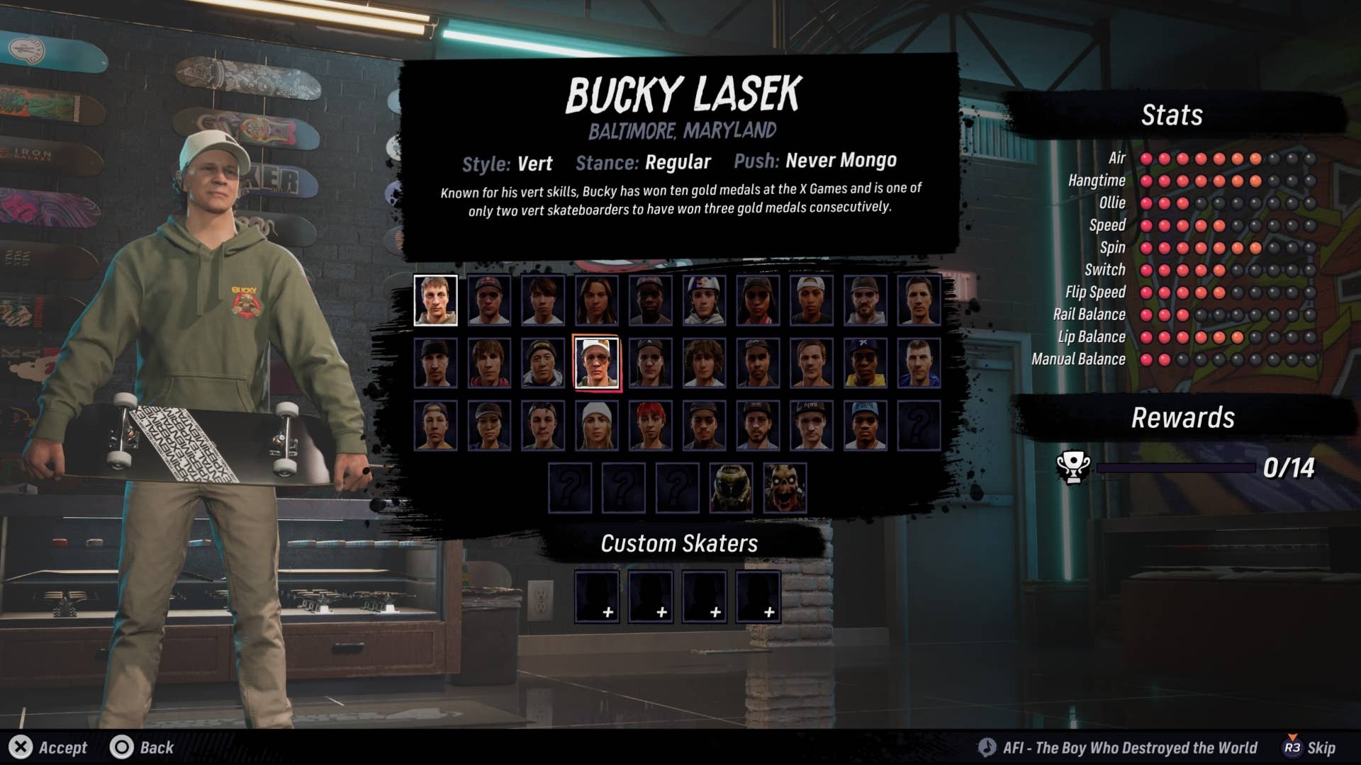 THPS 3 e 4 Bucky Lasek