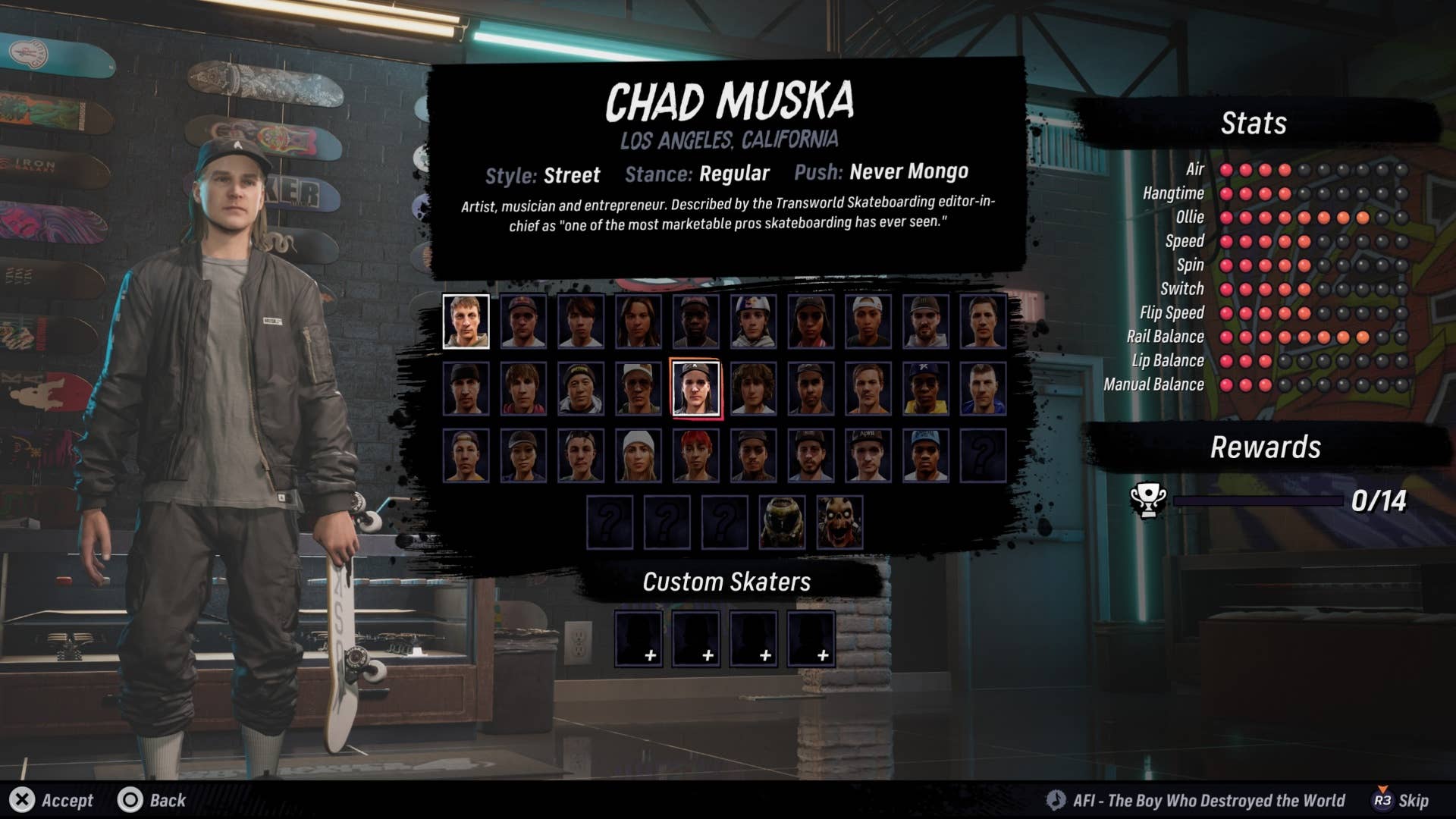 THPS 3 e 4 Chad Muska