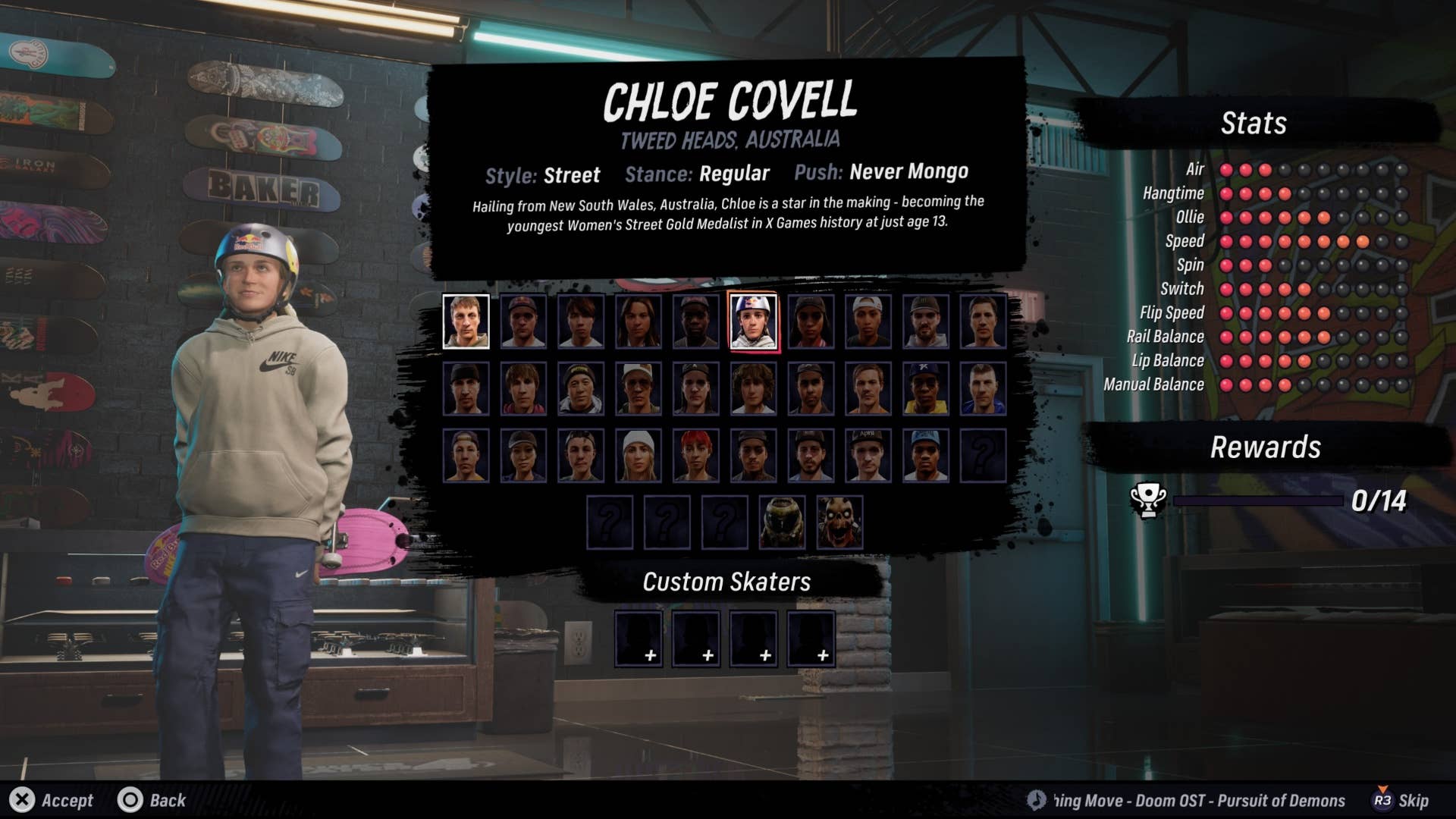 THPS 3 e 4 Chloe Covell