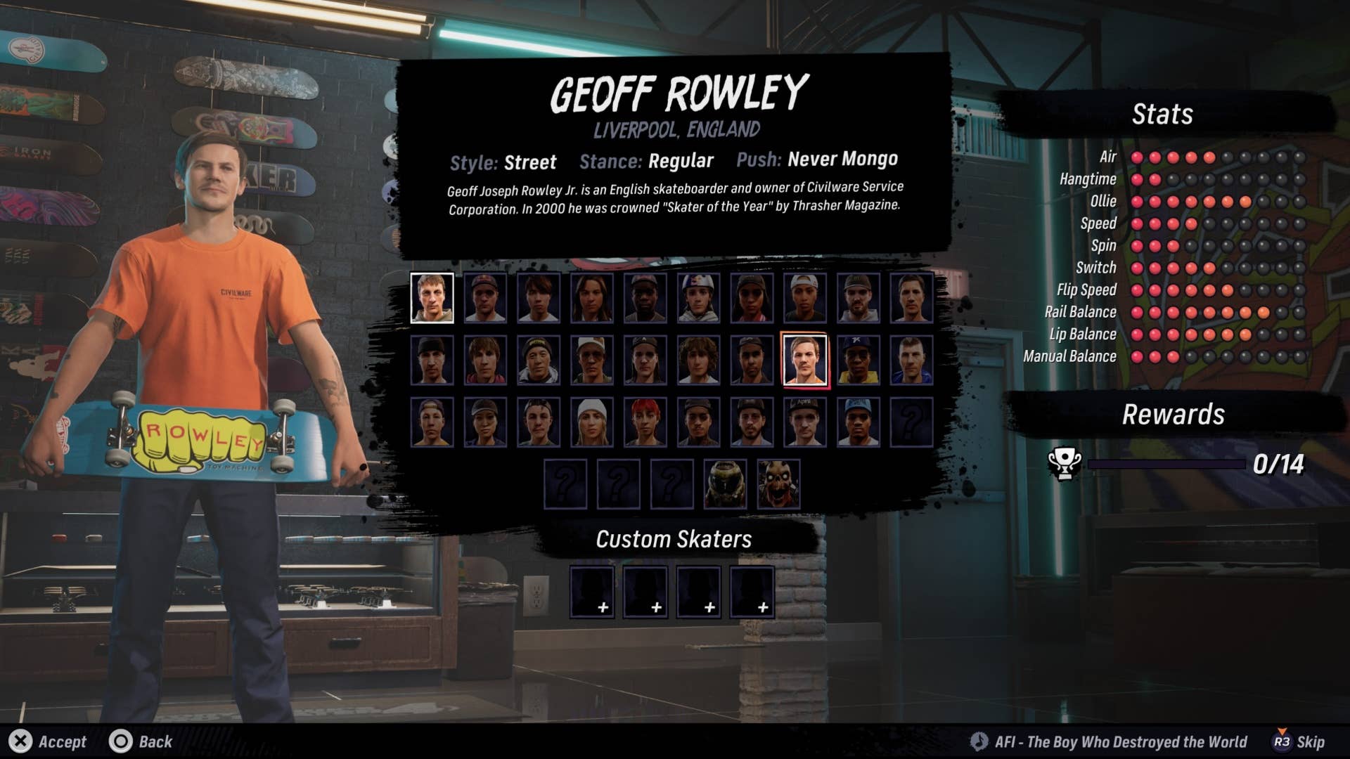 THPS 3 e 4 Geoff Rowley