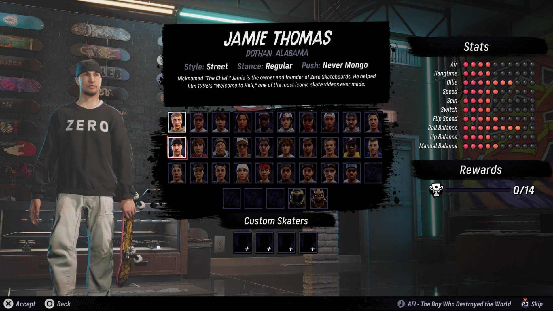 THPS 3 e 4 Jamie Thomas