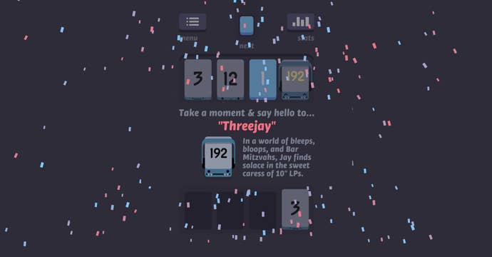 Introducing bat-number Threejay in Threes!’s night mode