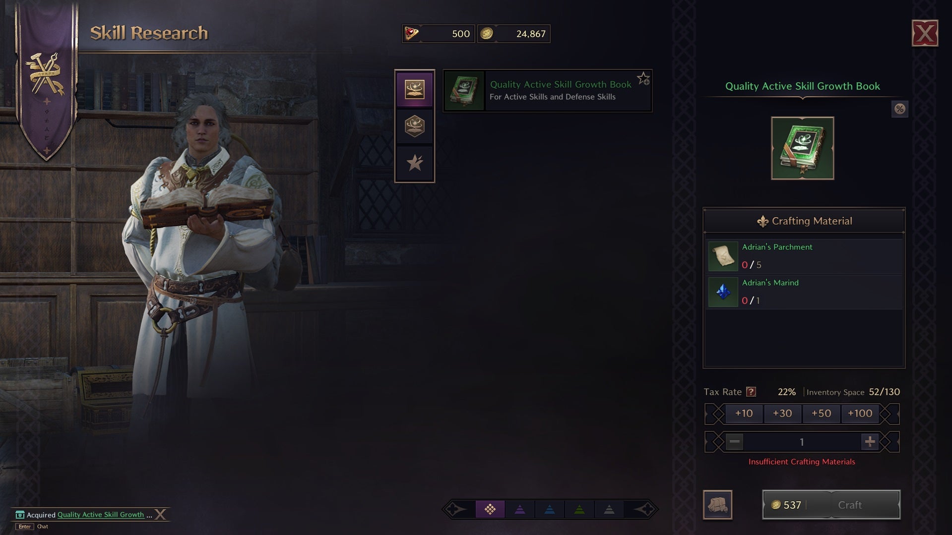 Crafting skill enchant books in Throne and Liberty - 3