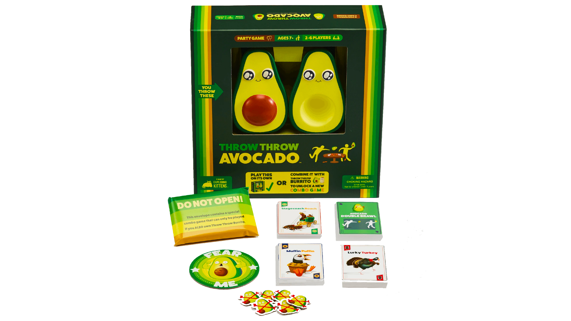 Throw Throw Burrito sequel adds aerial avocado to Exploding Kittens ...