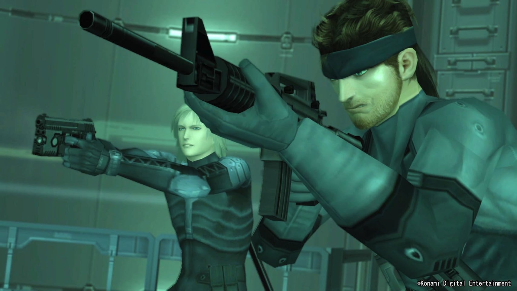 Metal Gear Solid 2 Snake and Raiden