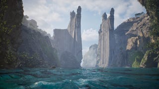 Work in progress images from Micah Malinics Lord of the Rings Unreal Engine 5 project