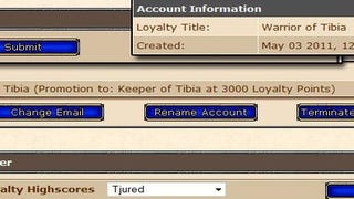 Tibia - system Loyalty oraz wspólna gra ze znajomymi
