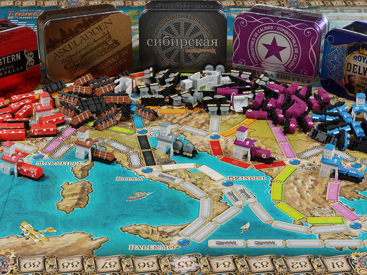 ticket to ride europe 15th anniversary card sleeves Gamegenic: Gamegenic Ticket to Ride Europe