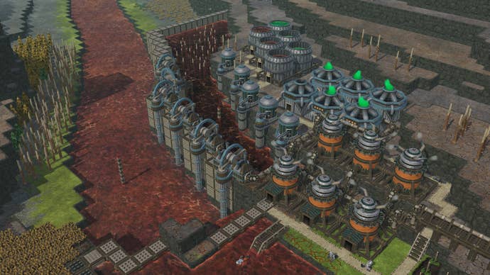 Extractors deal with the bad water in Timberborn.