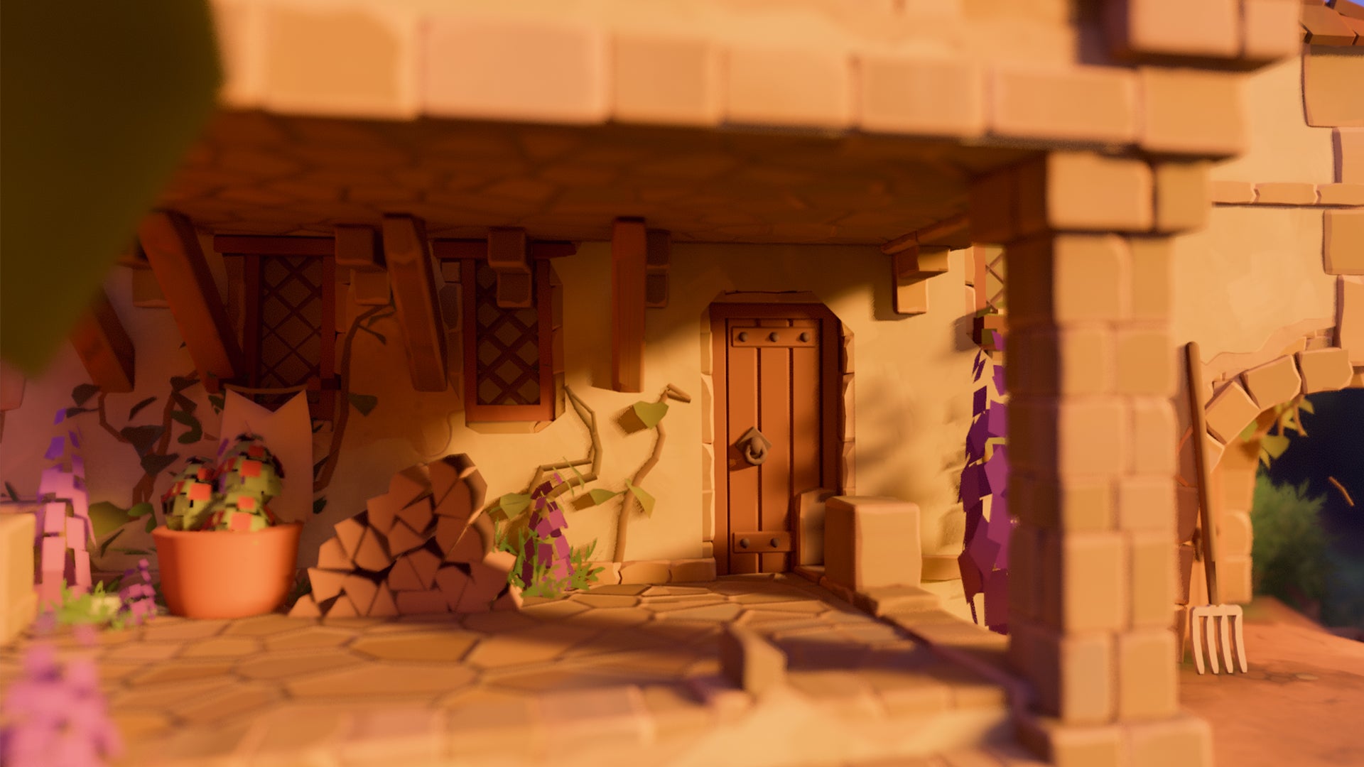 Tiny Glade screenshot featuring a cottage build. - 4