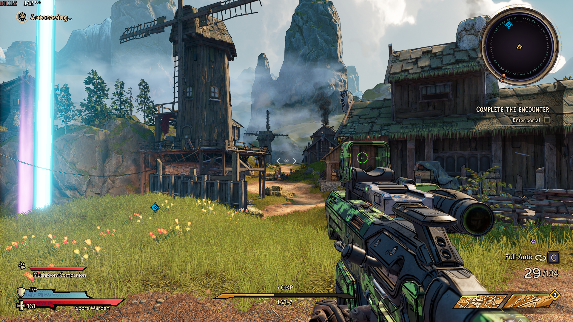 Tiny Tina&rsquo;s Wonderlands running on High quality at 1080p.