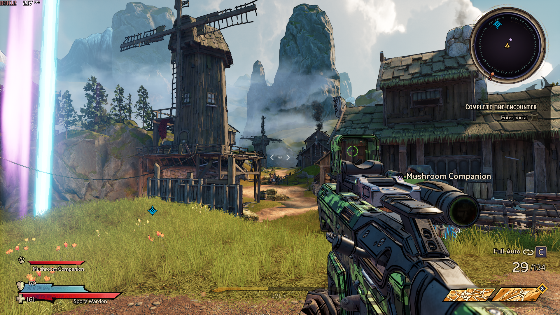 Tiny Tina&rsquo;s Wonderlands running on Medium quality at 1080p.