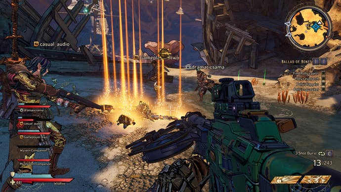 Piles of shiny gold loot in Tiny Tina’s Wonderlands