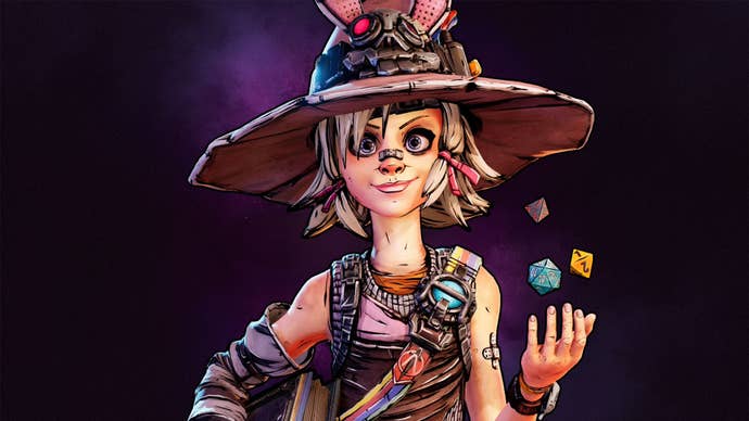Tiny Tina artwork juggling dice