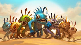 A group of murlocs from World of Warcraft.