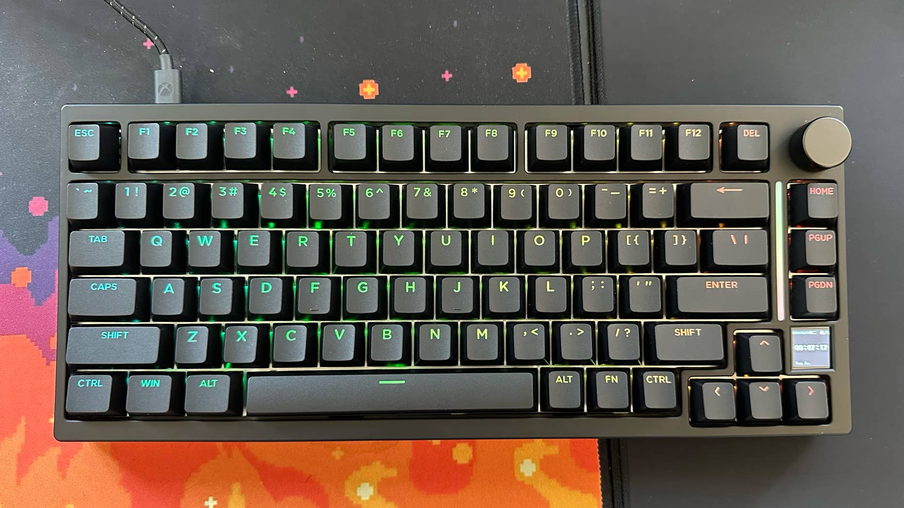 Gamakay TK75 HE V2 keyboard in black