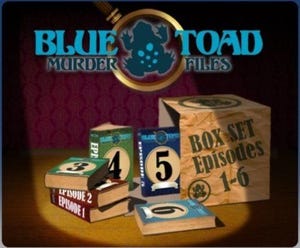 Caixa de jogo de Blue Toad Murder Files