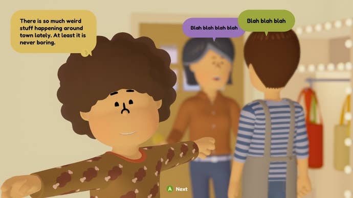 The teen faces the camera and talks to the subordinate arsenic mum chats to aunty.