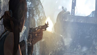 Tomb Raider review screens show action, combat, dirt