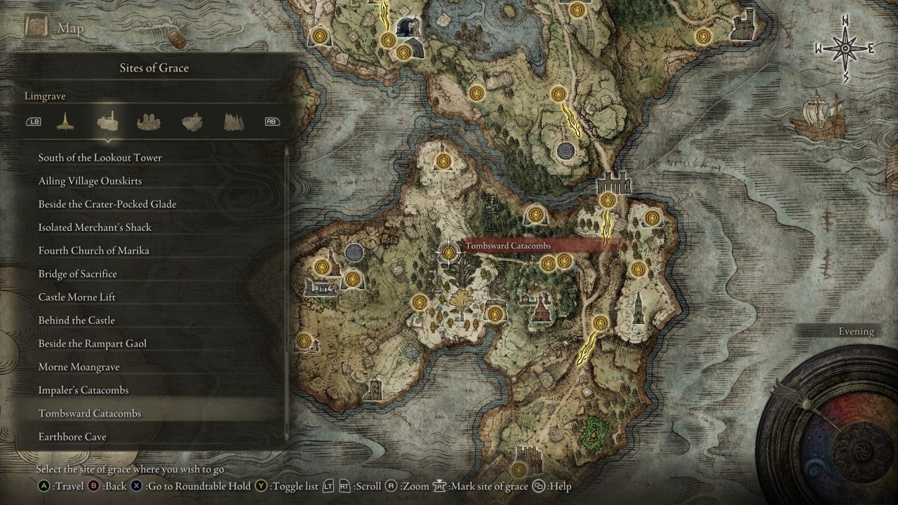 Tombsward Catacombs in Elden Ring