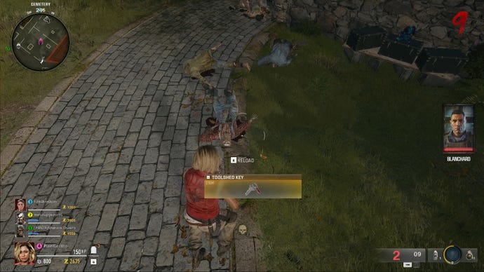 Collecting the shed key from the dead janitor in Black Ops 6 Zombie's Liberty Falls.