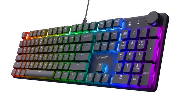 trust gaming torix full-size mechanical keyboard