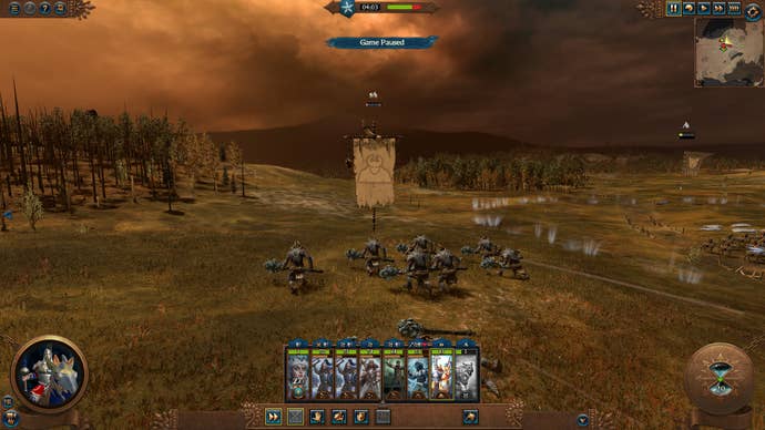 Trolls are scared in Total War Warhammer 3.