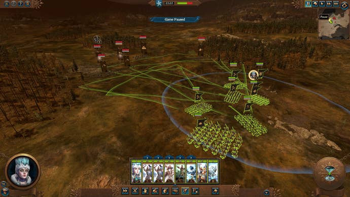 Moving an army in Total War Warhammer 3.