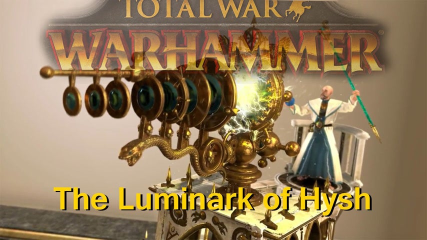 The Luminark of Hysh is one of Total War: Warhammer's more unique units