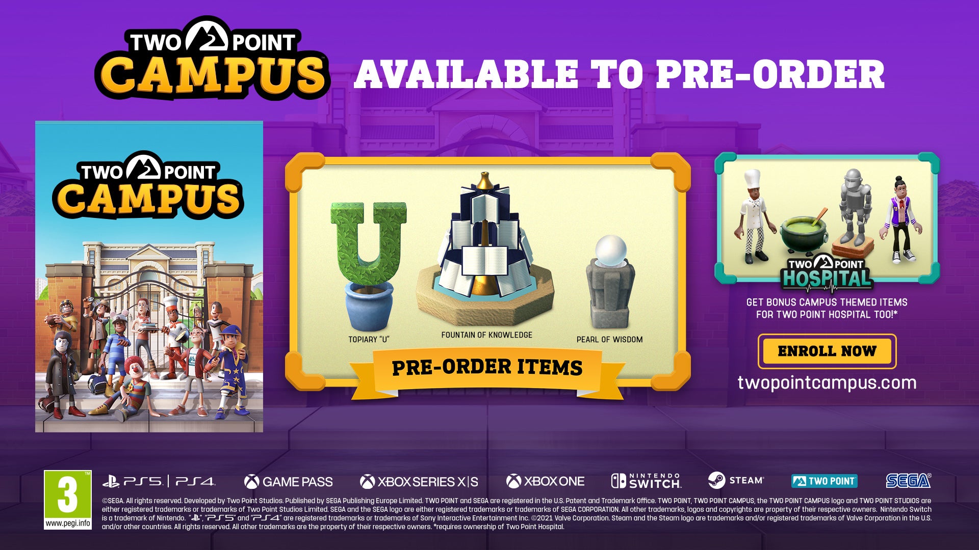 Two Point Two Point Campus launches in May, and via Xbox Game Pass on day one ...