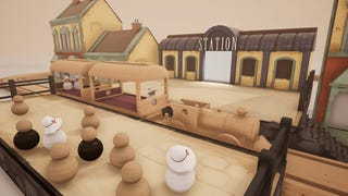 Tracks - The Train Set Game challenges you to pick up tiny wooden commuters from your furniture