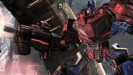 Screens for Transformers: War for Cybertron shows Optimus Prime 