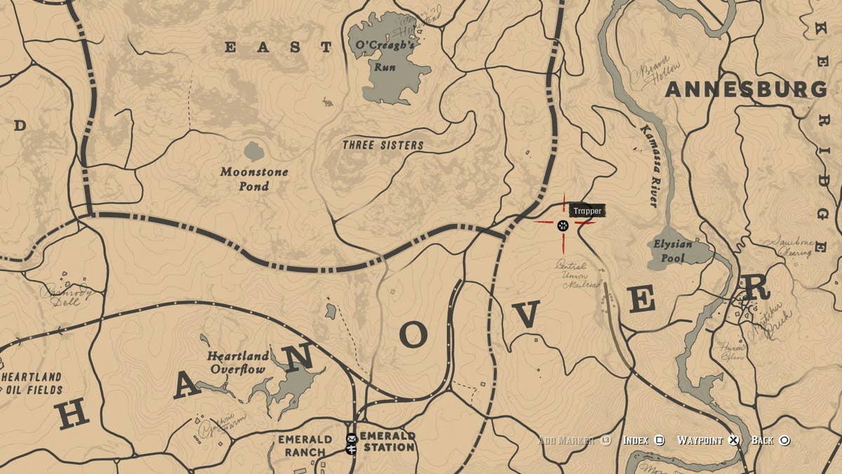 Red Dead Redemption 2 trapper locations | VG247