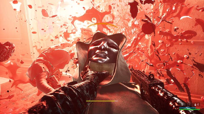 First-person violence in a Trepang2 screenshot.