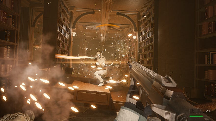 First-person violence in a Trepang2 screenshot.