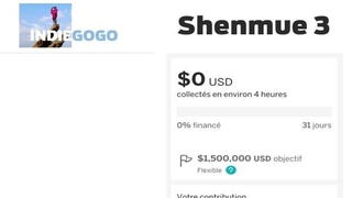 Troll creates fake Shenmue 3 Indiegogo campaign