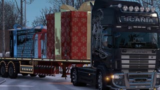 Help Santa deliver Christmas gifts in Truck Simulator