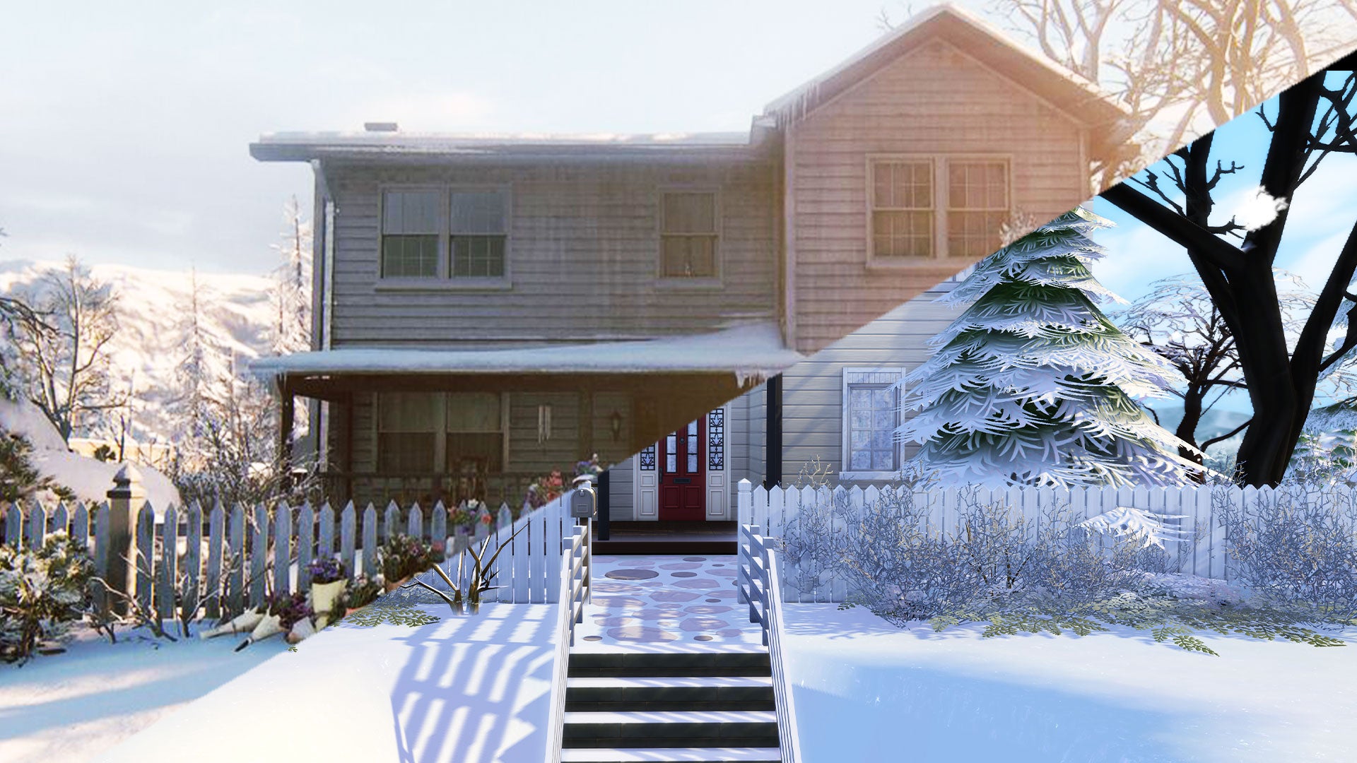 Watch as we build Joel's house from The Last Of Us 2 in The Sims 4
