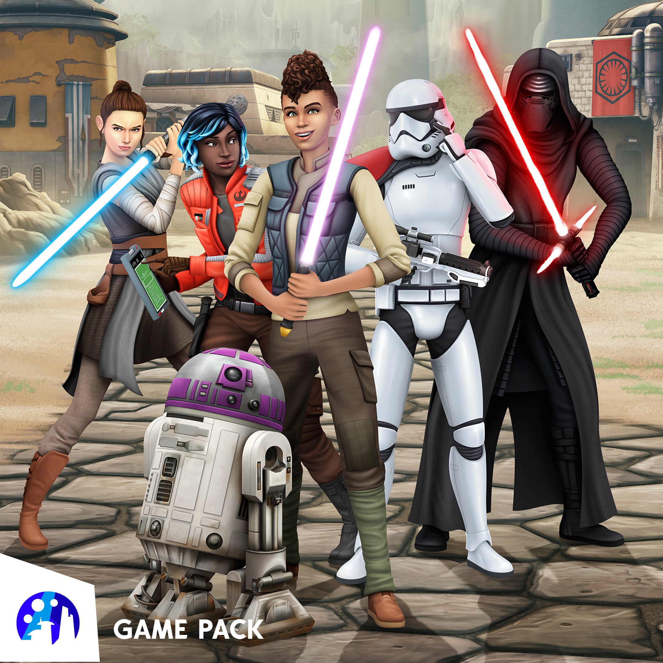 The Sims 4 Star Wars: Journey to Batuu gameplay shows how to create your own Star Wars story