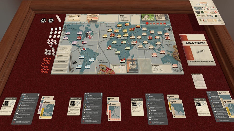 TTS mod screenshot 2 Pandemic Legacy: Season 0 demo