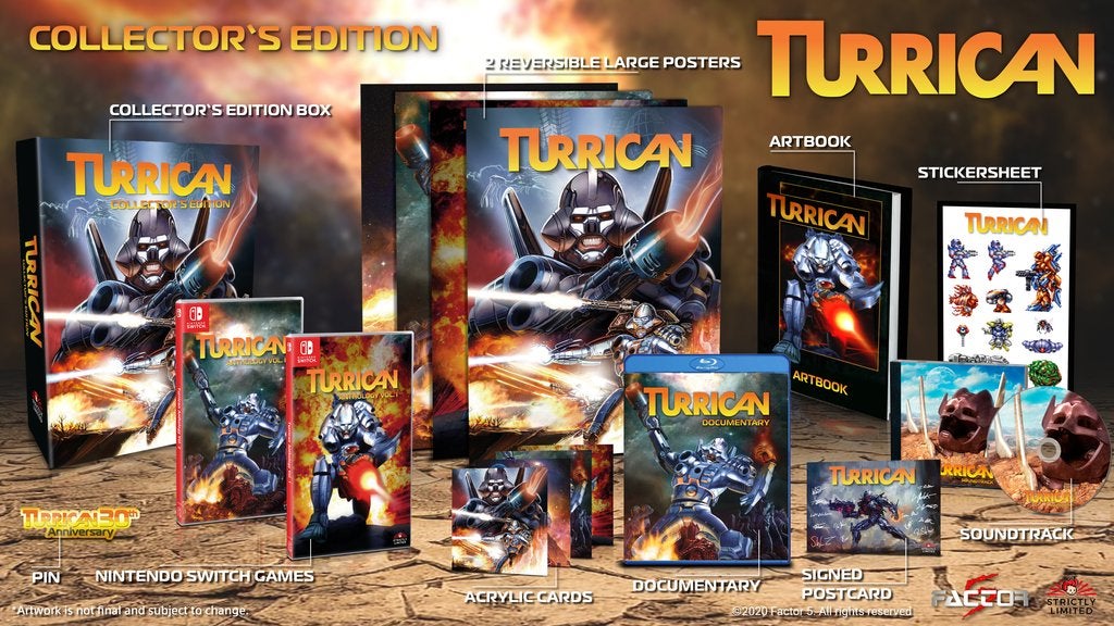 Turrican returns with a set of pricey 30th anniversary anthologies