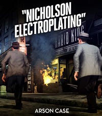Caixa de jogo de L.A. Noire: Nicholson Electroplating