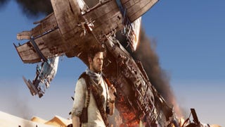 Uncharted 3 cover, artwork get out