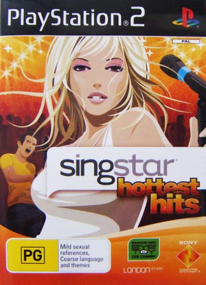 Caixa de jogo de Singstar Hottest Hits