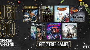 If you missed out on any of the free Ubisoft30 games you can grab all seven this weekend